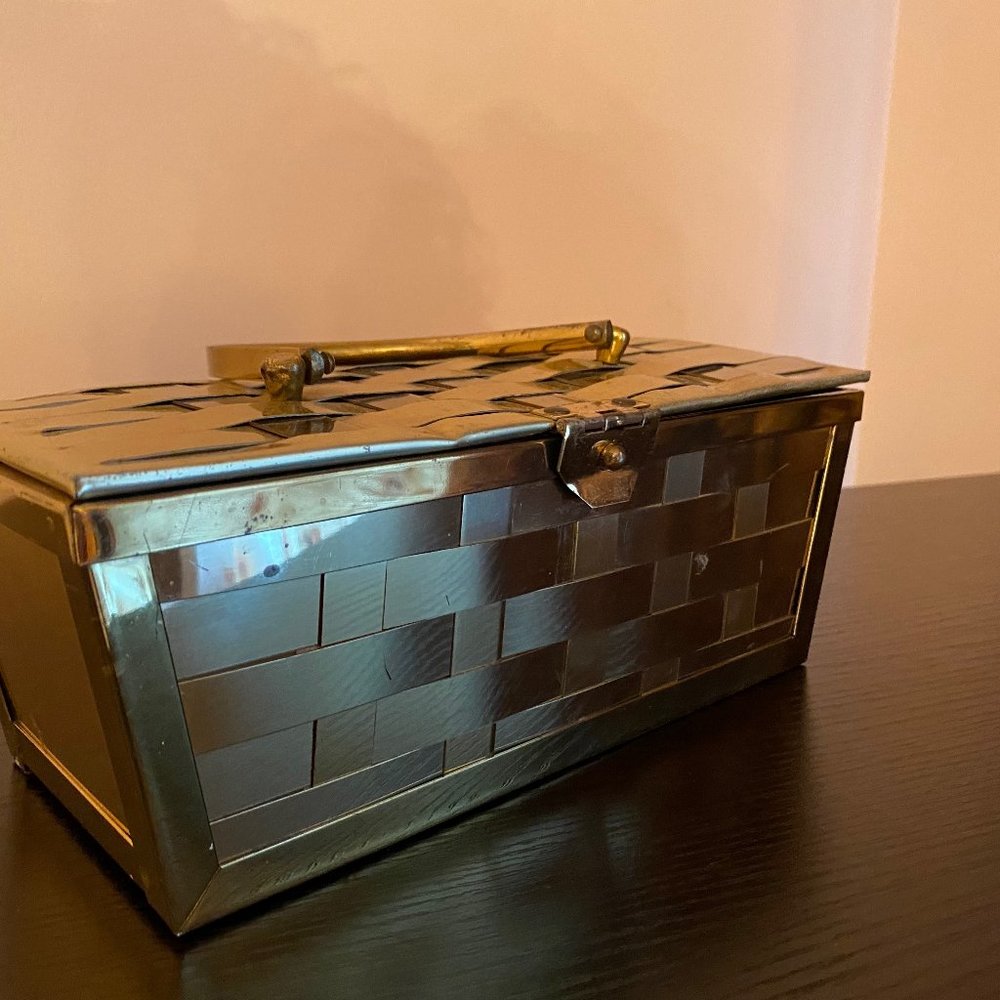 Vintage Metal Weave Purse